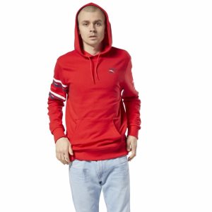 Reebok Classic All Over Vector Kapuzenpullover Herren - Rot - DE 590-YAW